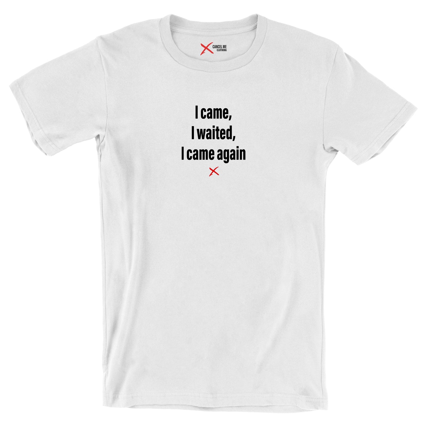 I came, I waited, I came again - Shirt