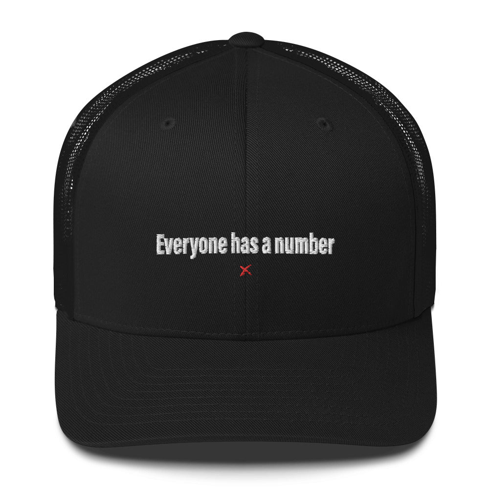 Everyone has a number - Hat