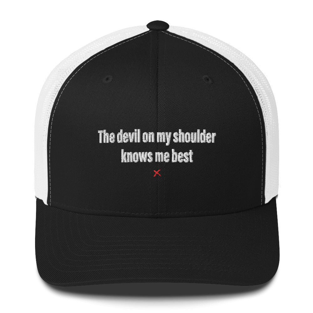 The devil on my shoulder knows me best - Hat
