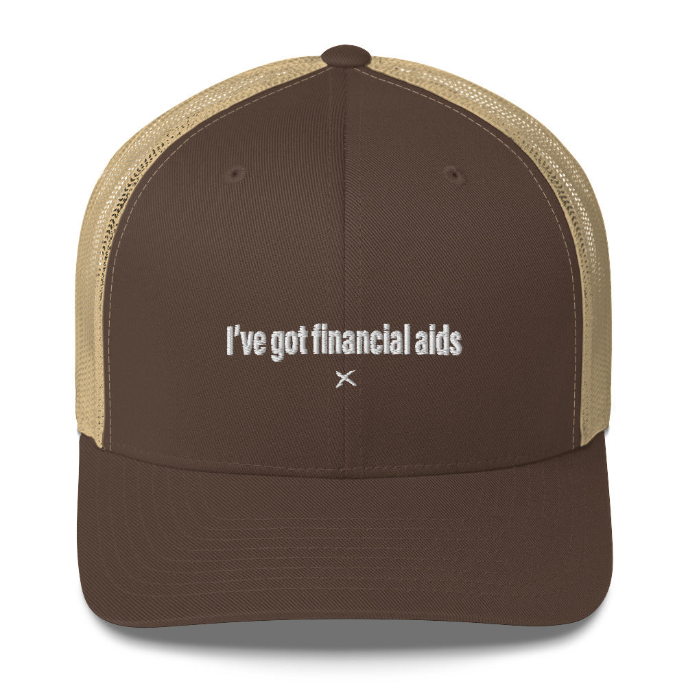 I've got financial aids - Hat