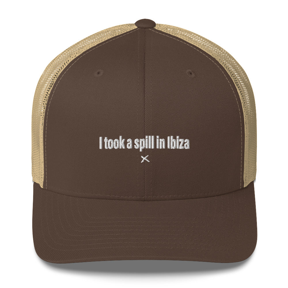 I took a spill in Ibiza - Hat