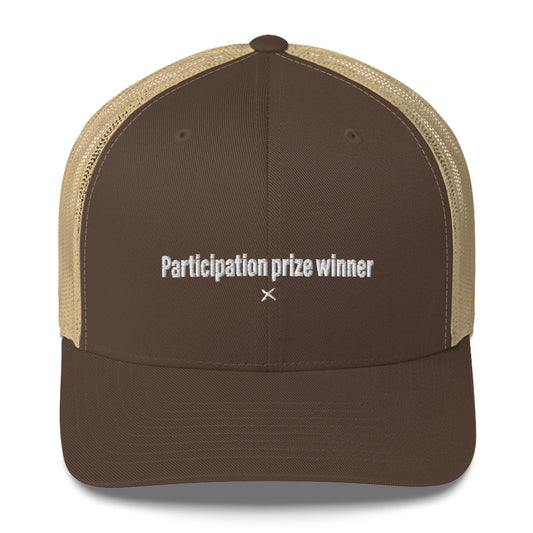 Participation prize winner - Hat