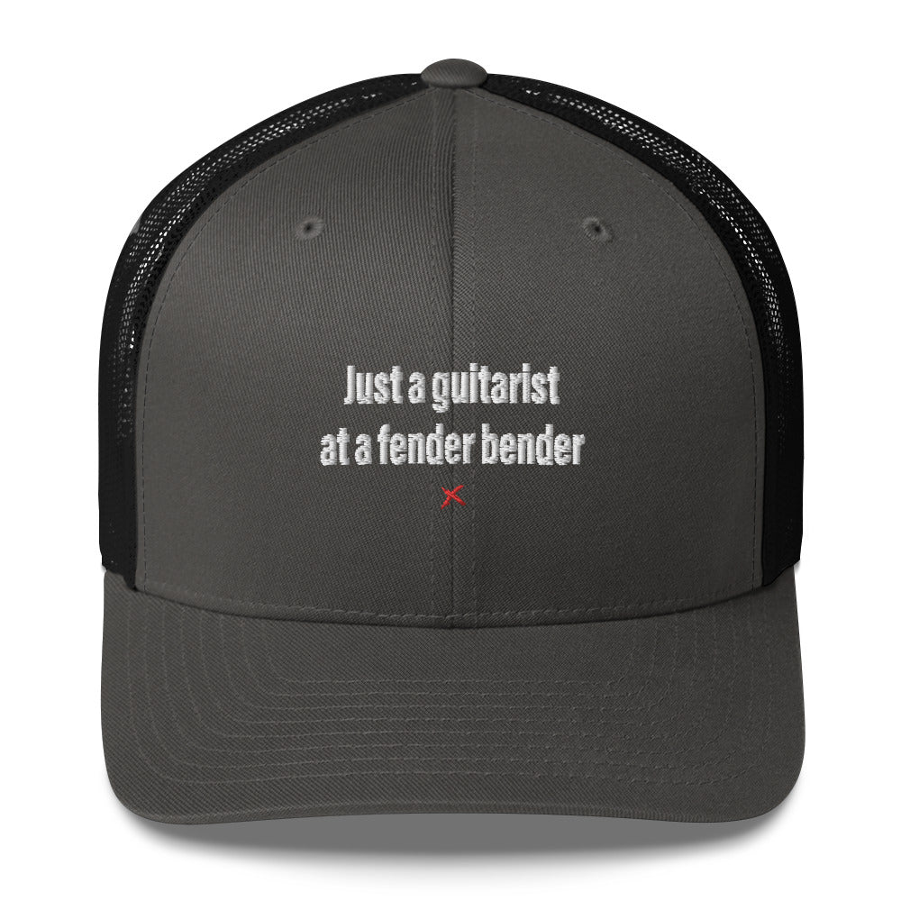 Just a guitarist at a fender bender - Hat