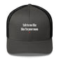 Talk to me like like I'm your mom - Hat