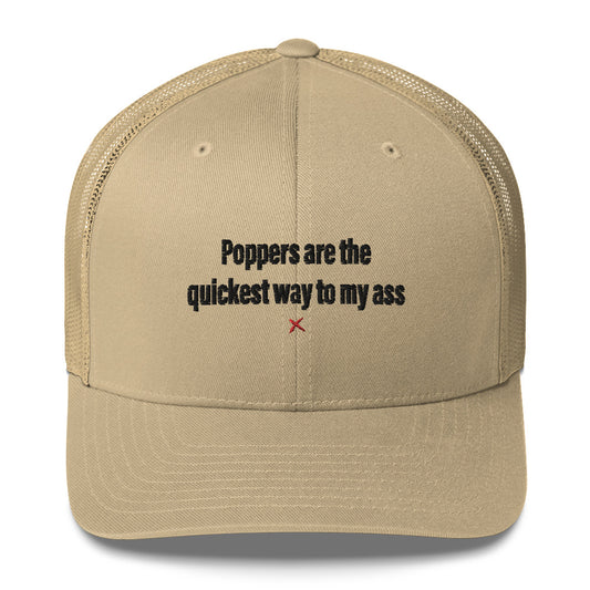 Poppers are the quickest way to my ass - Hat