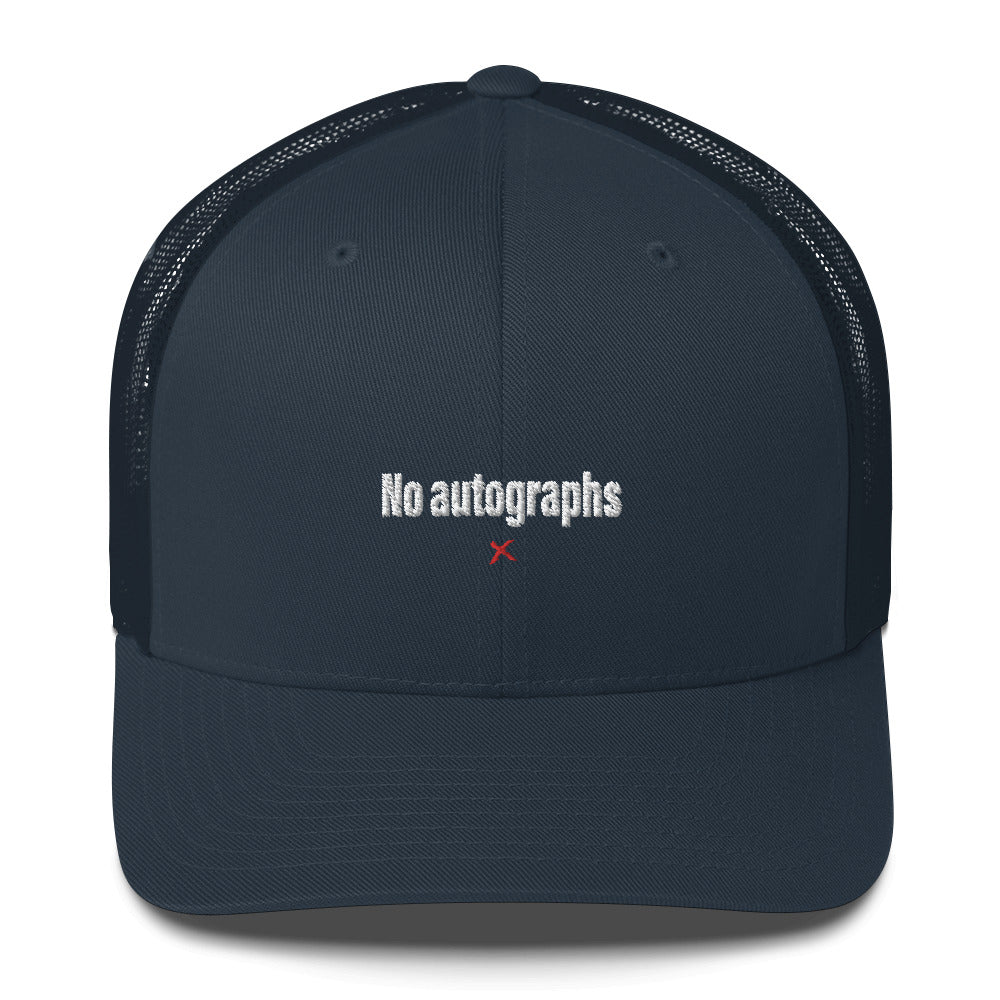 No autographs - Hat