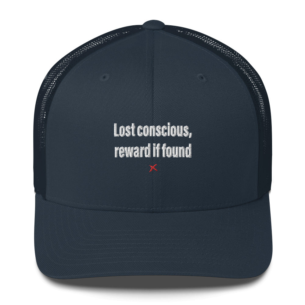 Lost conscious, reward if found - Hat