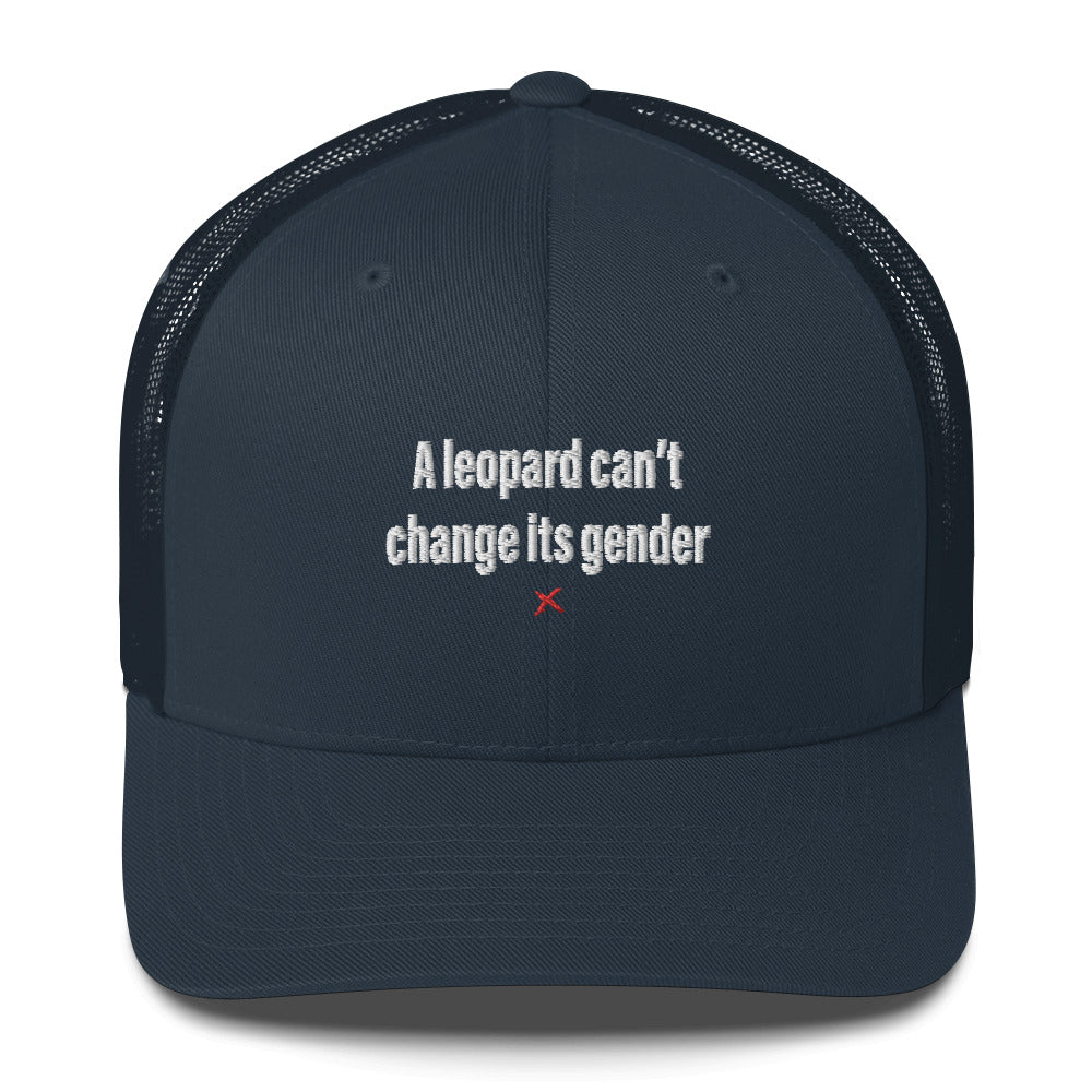 A leopard can't change its gender - Hat