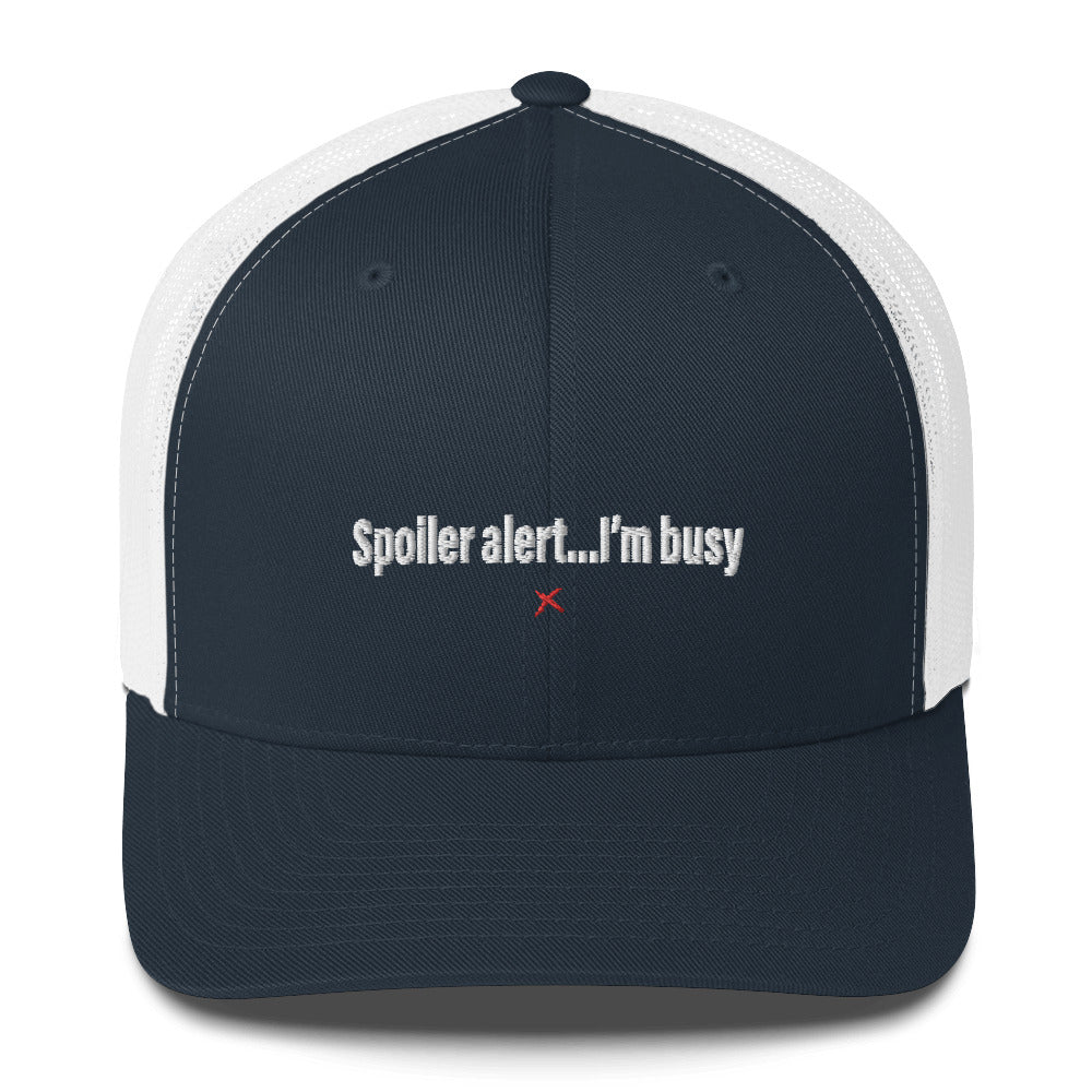 Spoiler alert...I'm busy - Hat