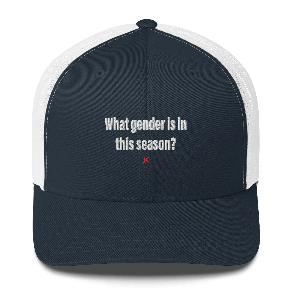 What gender is in this season? - Hat