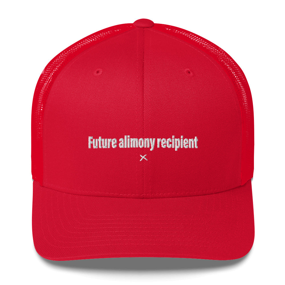 Future alimony recipient - Hat