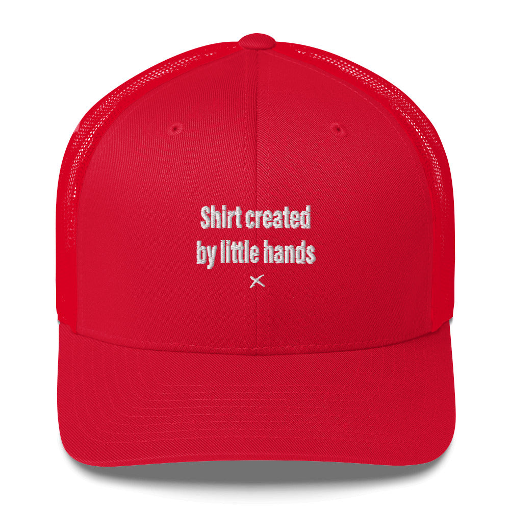 Shirt created by little hands - Hat