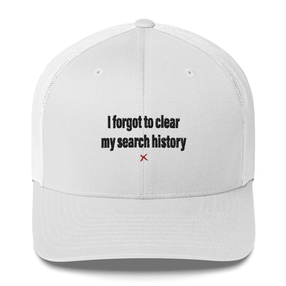 I forgot to clear my search history - Hat