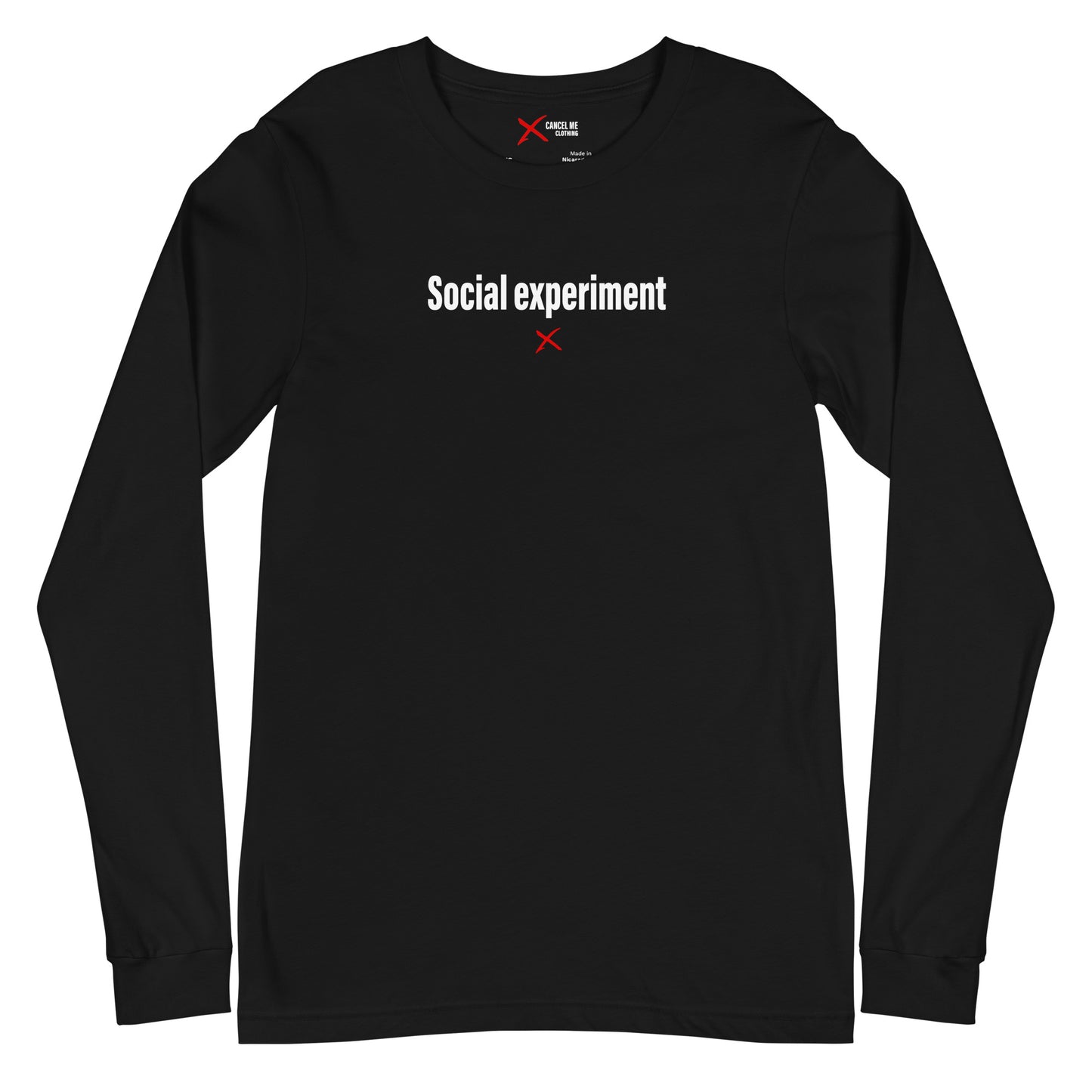 Social experiment - Longsleeve