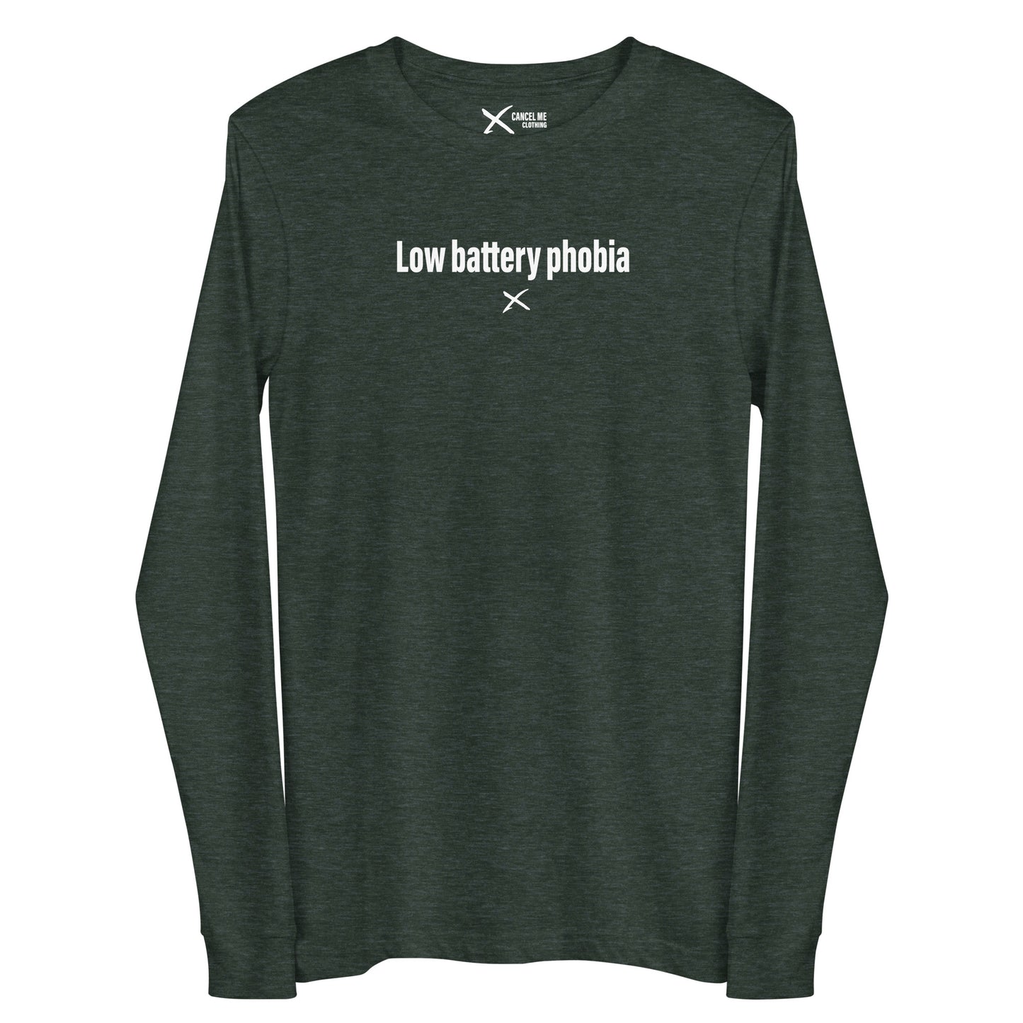 Low battery phobia - Longsleeve