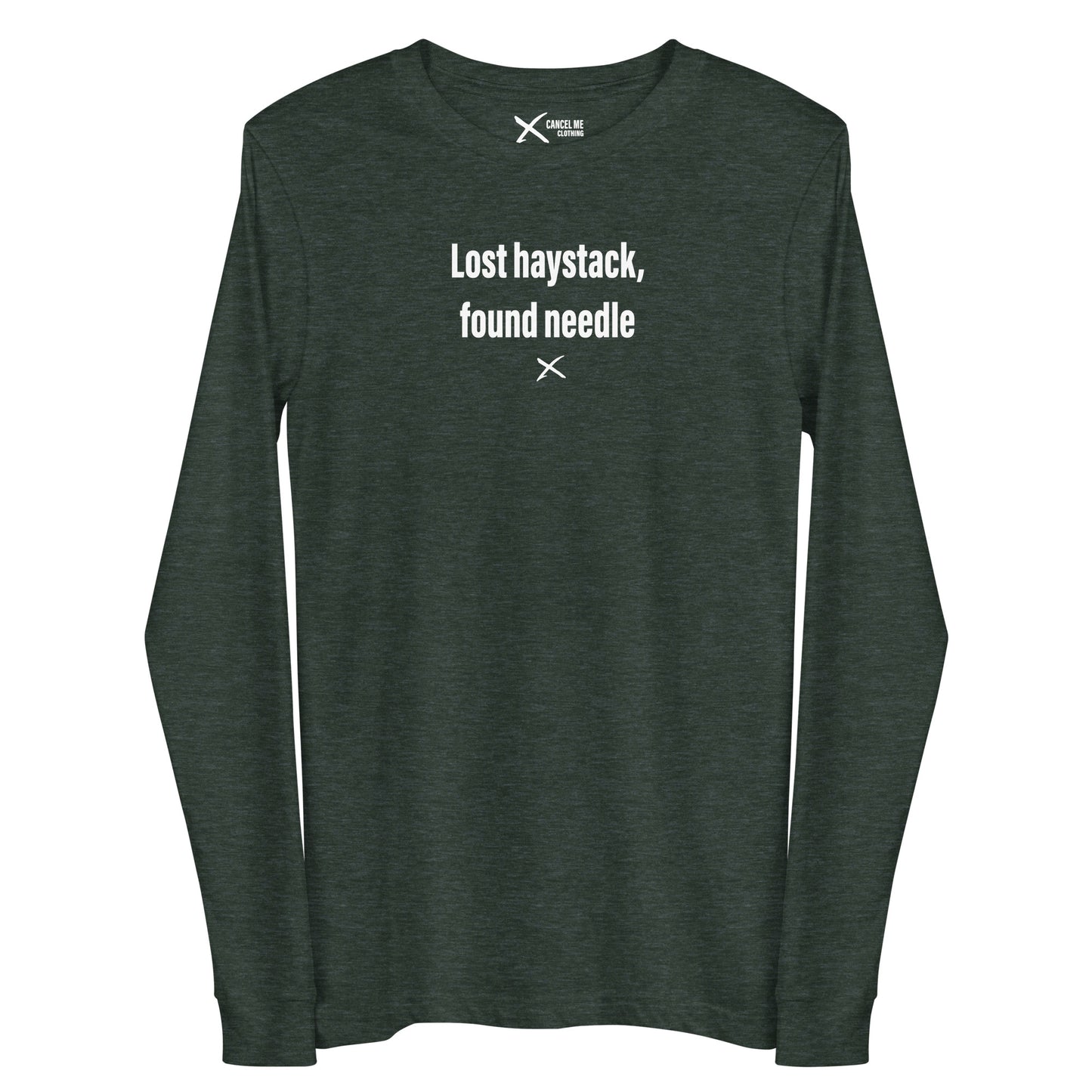 Lost haystack, found needle - Longsleeve