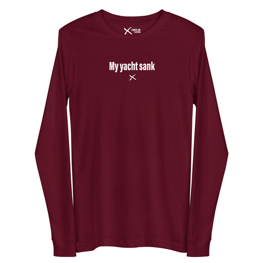 My yacht sank - Longsleeve