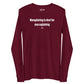 Mansplaining is short for man explaining - Longsleeve