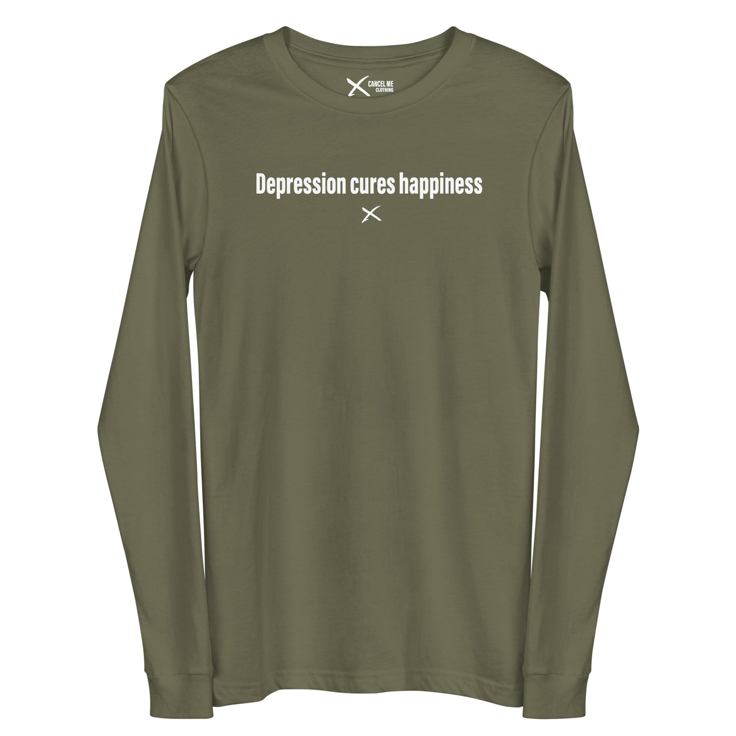 Depression cures happiness - Longsleeve