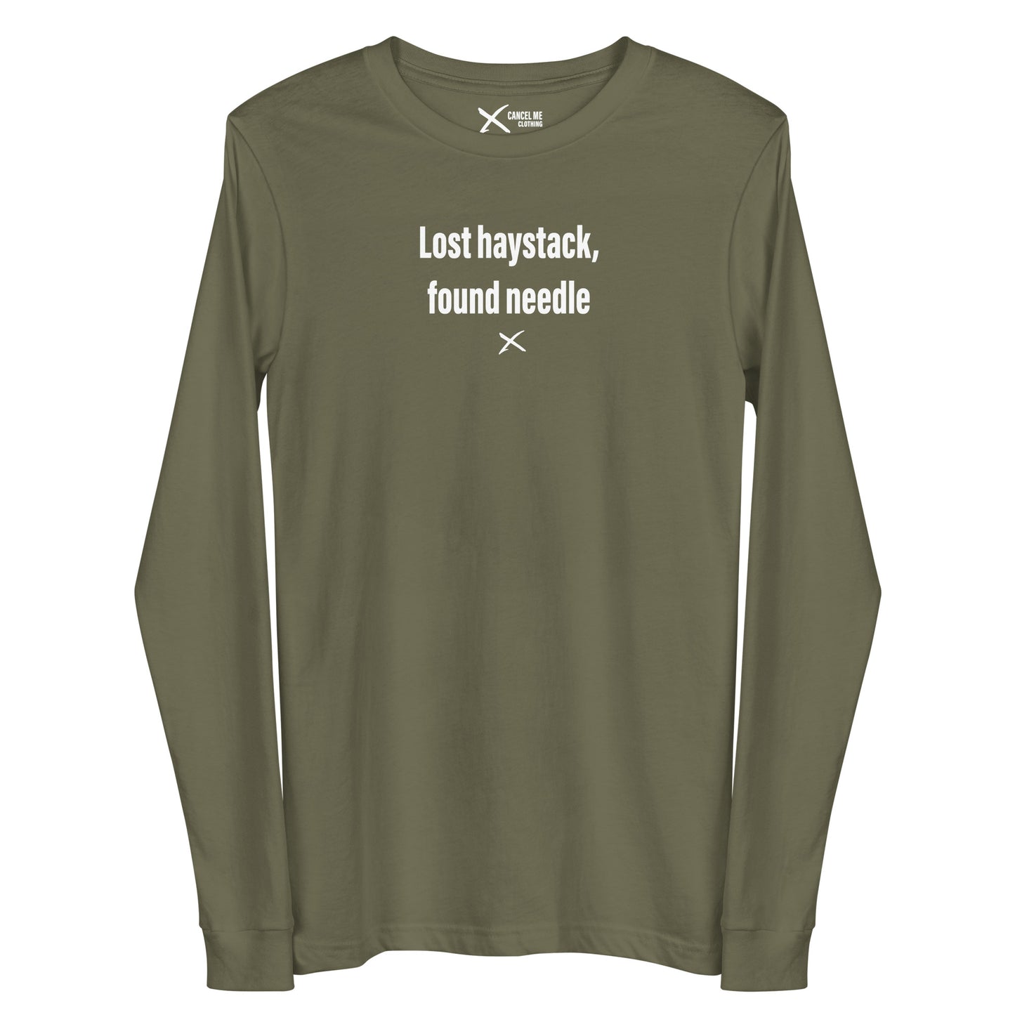 Lost haystack, found needle - Longsleeve