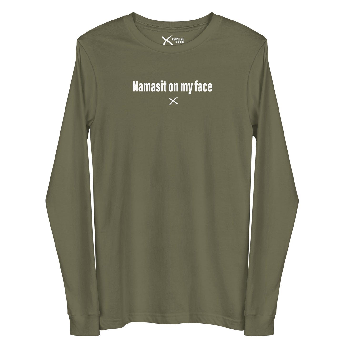 Namasit on my face - Longsleeve