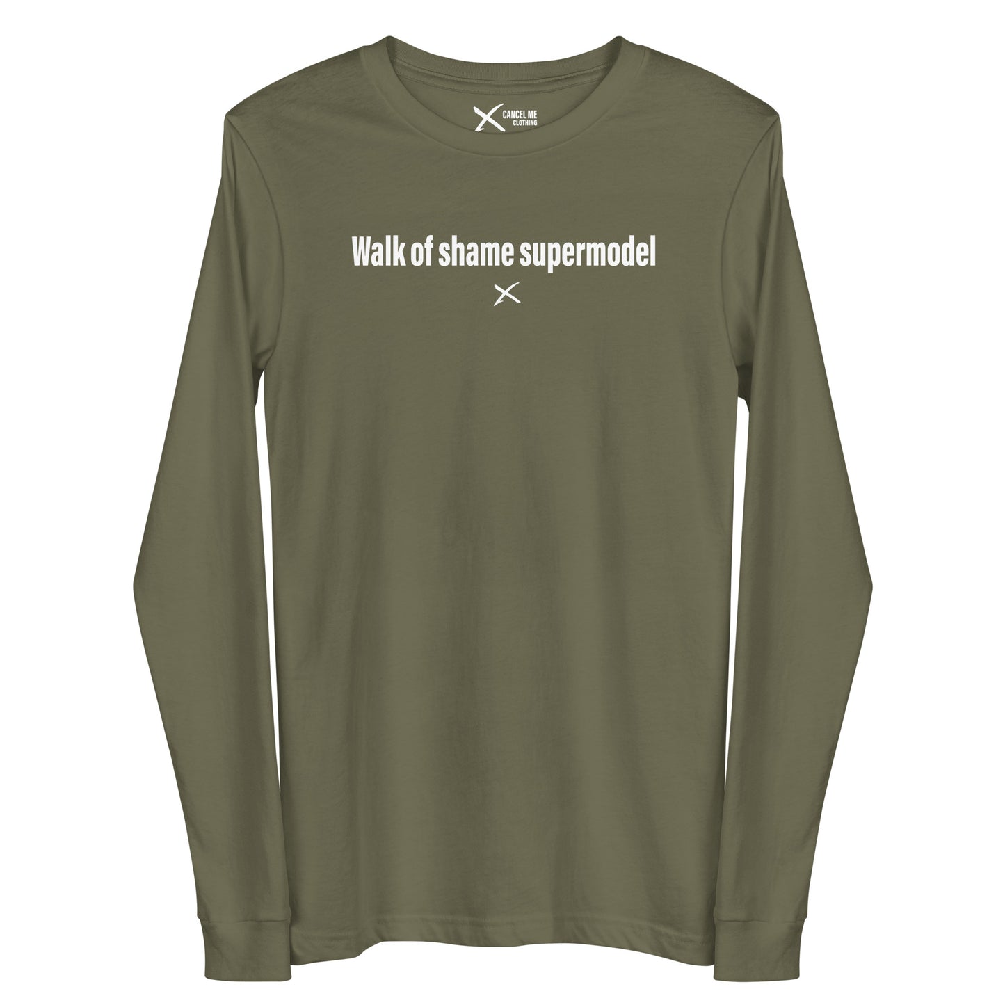 Walk of shame supermodel - Longsleeve