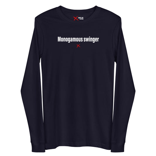 Monogamous swinger - Longsleeve