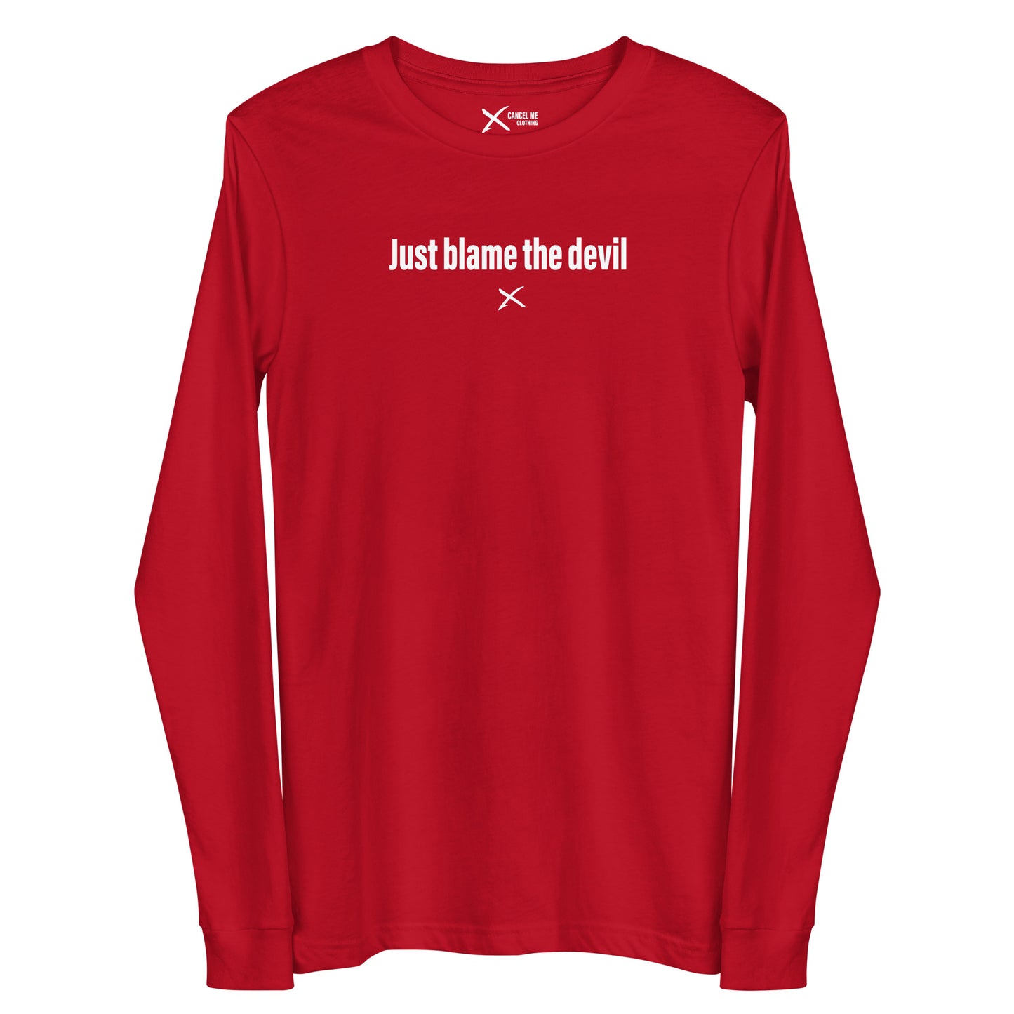 Just blame the devil - Longsleeve