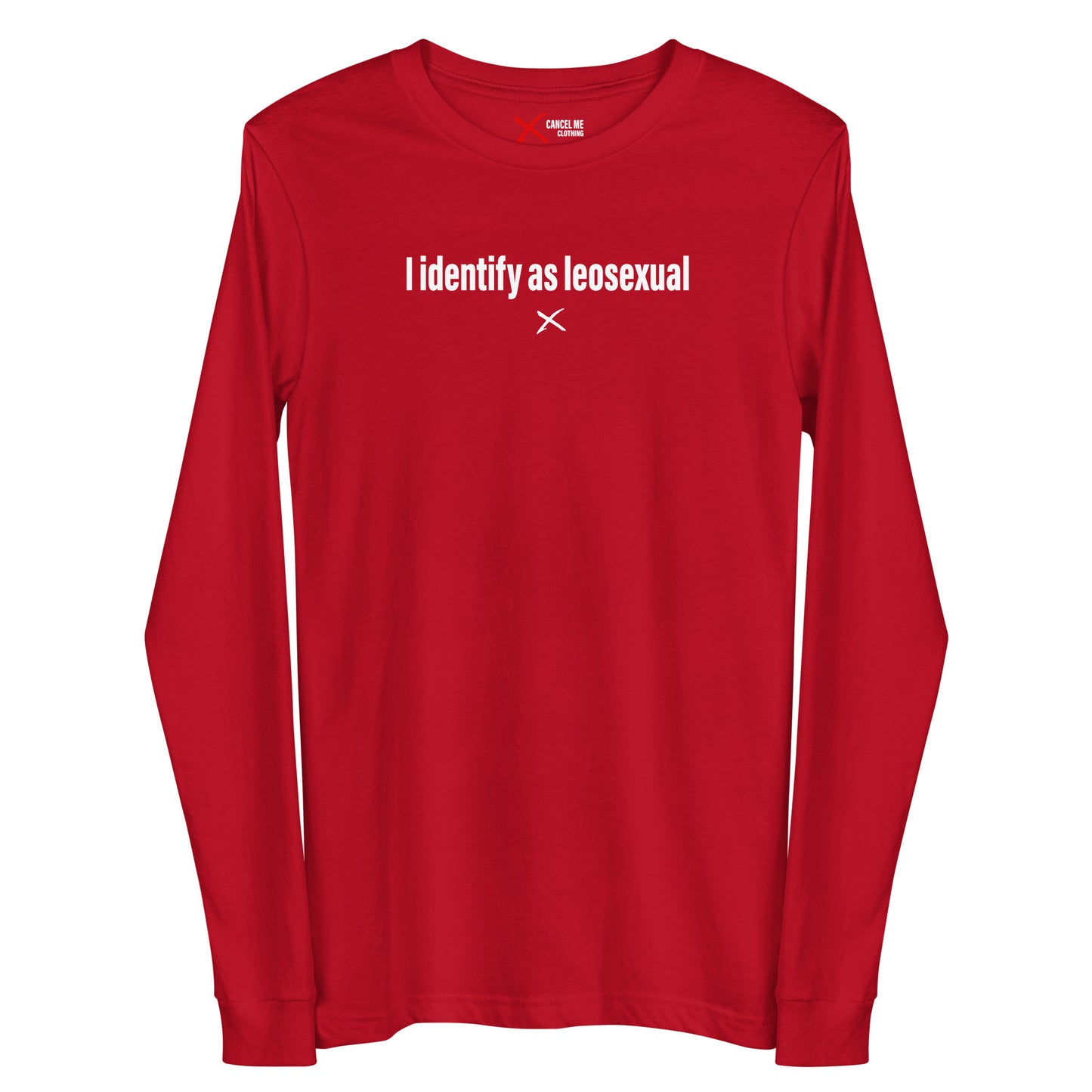 I identify as leosexual - Longsleeve