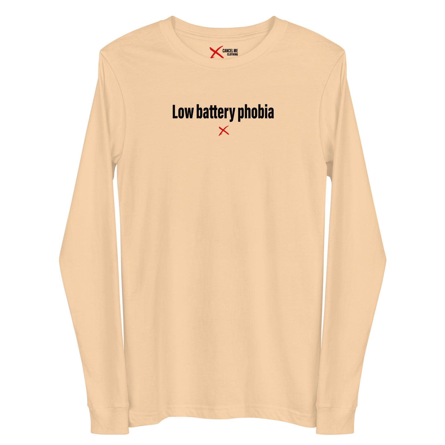 Low battery phobia - Longsleeve