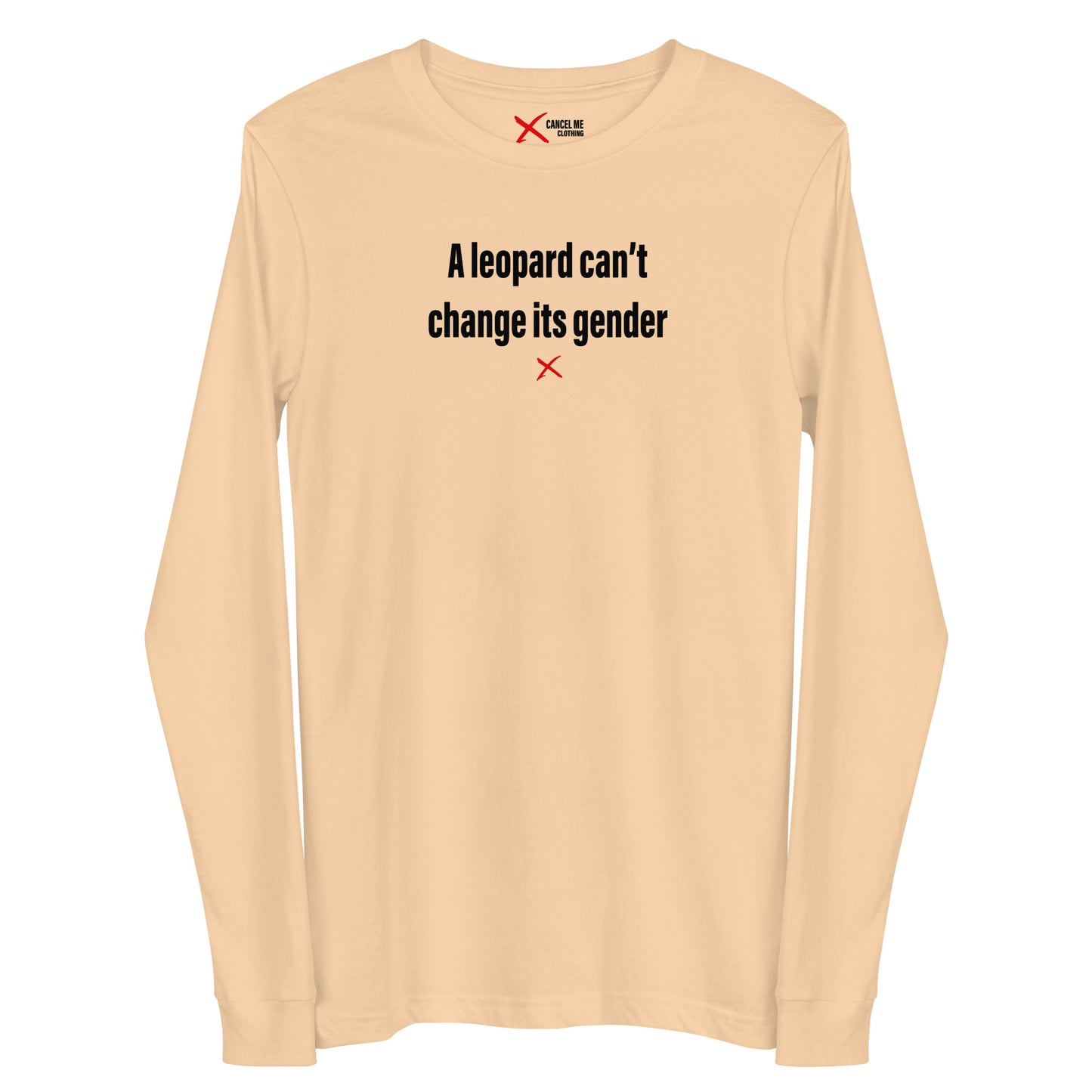 A leopard can't change its gender - Longsleeve