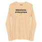 Making bad decisions, surviving on great genes - Longsleeve