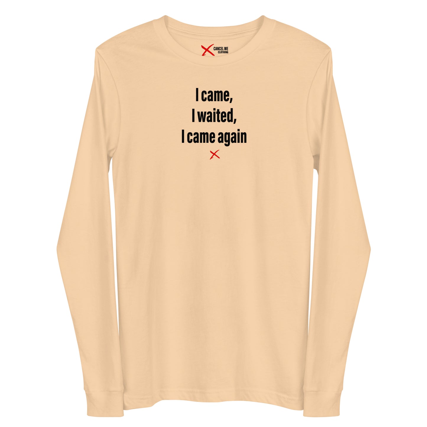 I came, I waited, I came again - Longsleeve