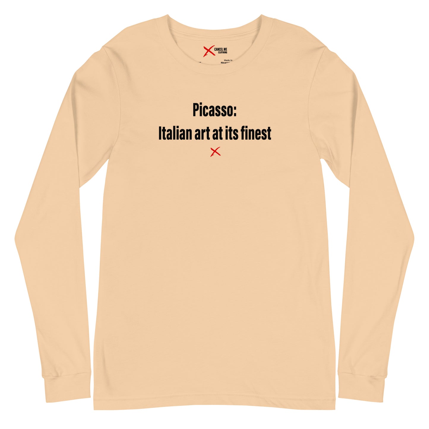 Picasso: Italian art at its finest - Longsleeve