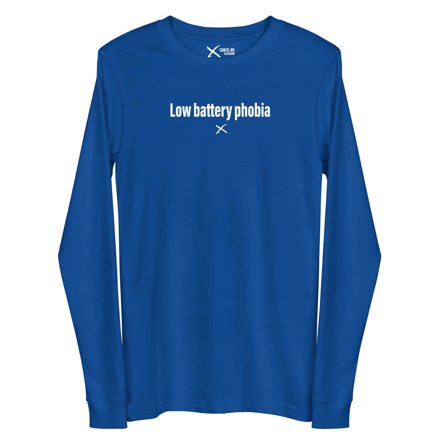 Low battery phobia - Longsleeve