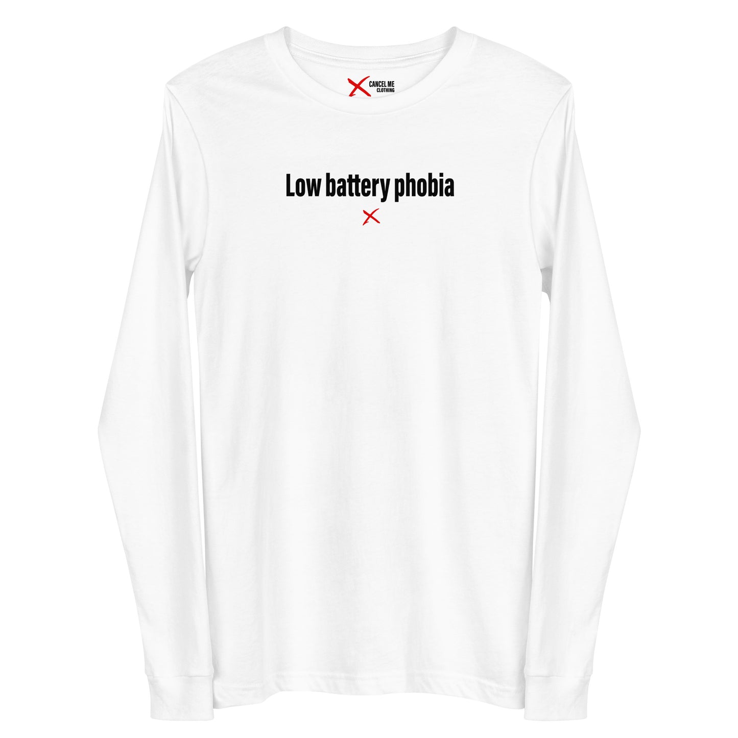 Low battery phobia - Longsleeve