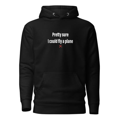 Pretty sure I could fly a plane - Hoodie