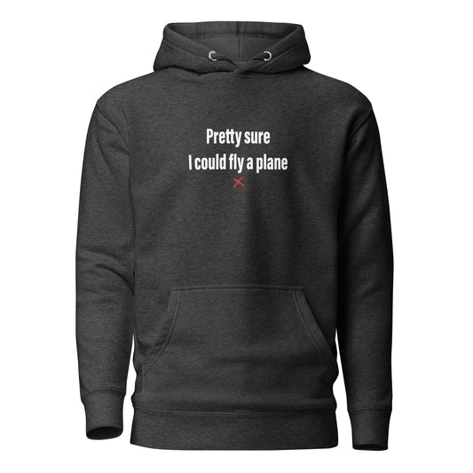 Pretty sure I could fly a plane - Hoodie