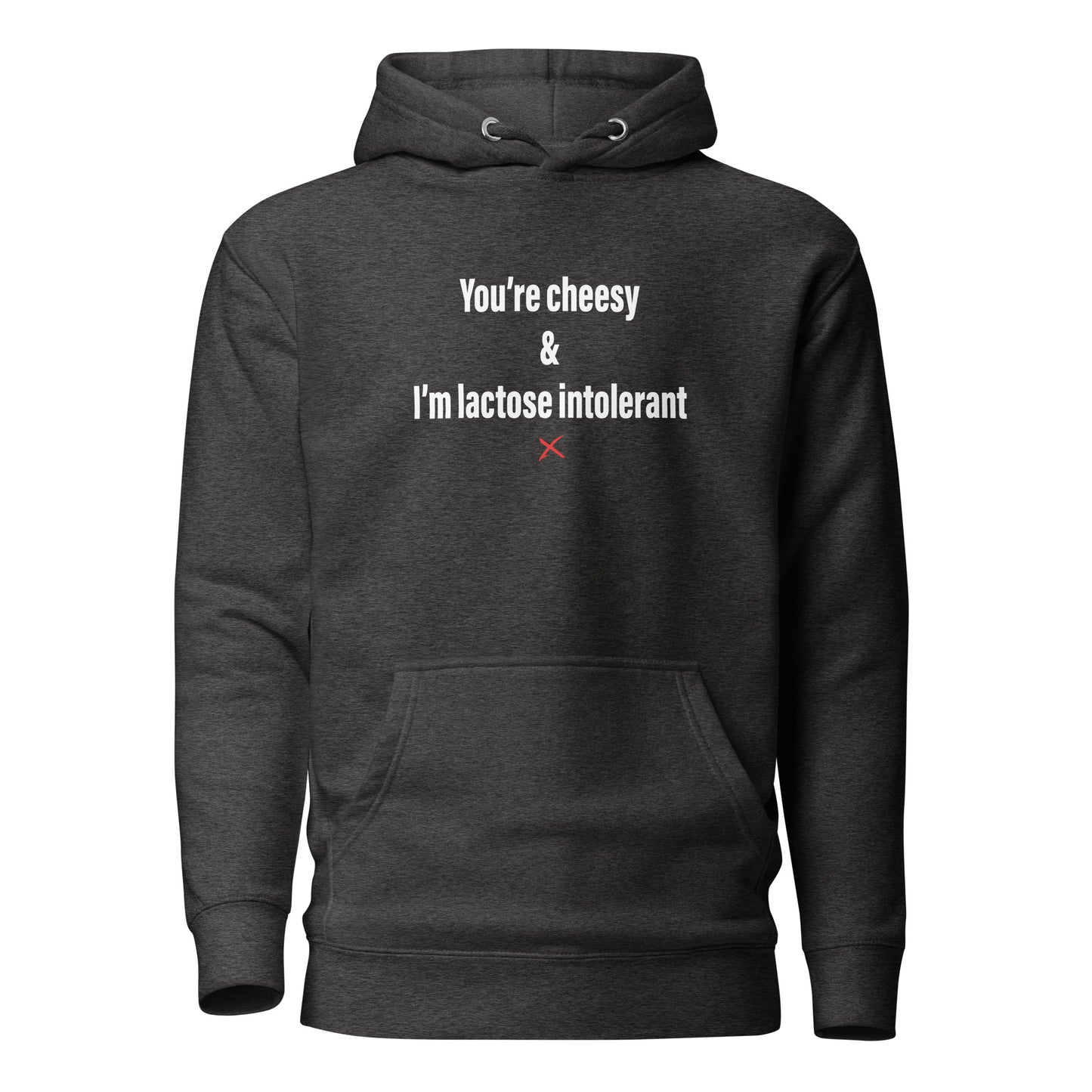 You're cheesy & I'm lactose intolerant - Hoodie