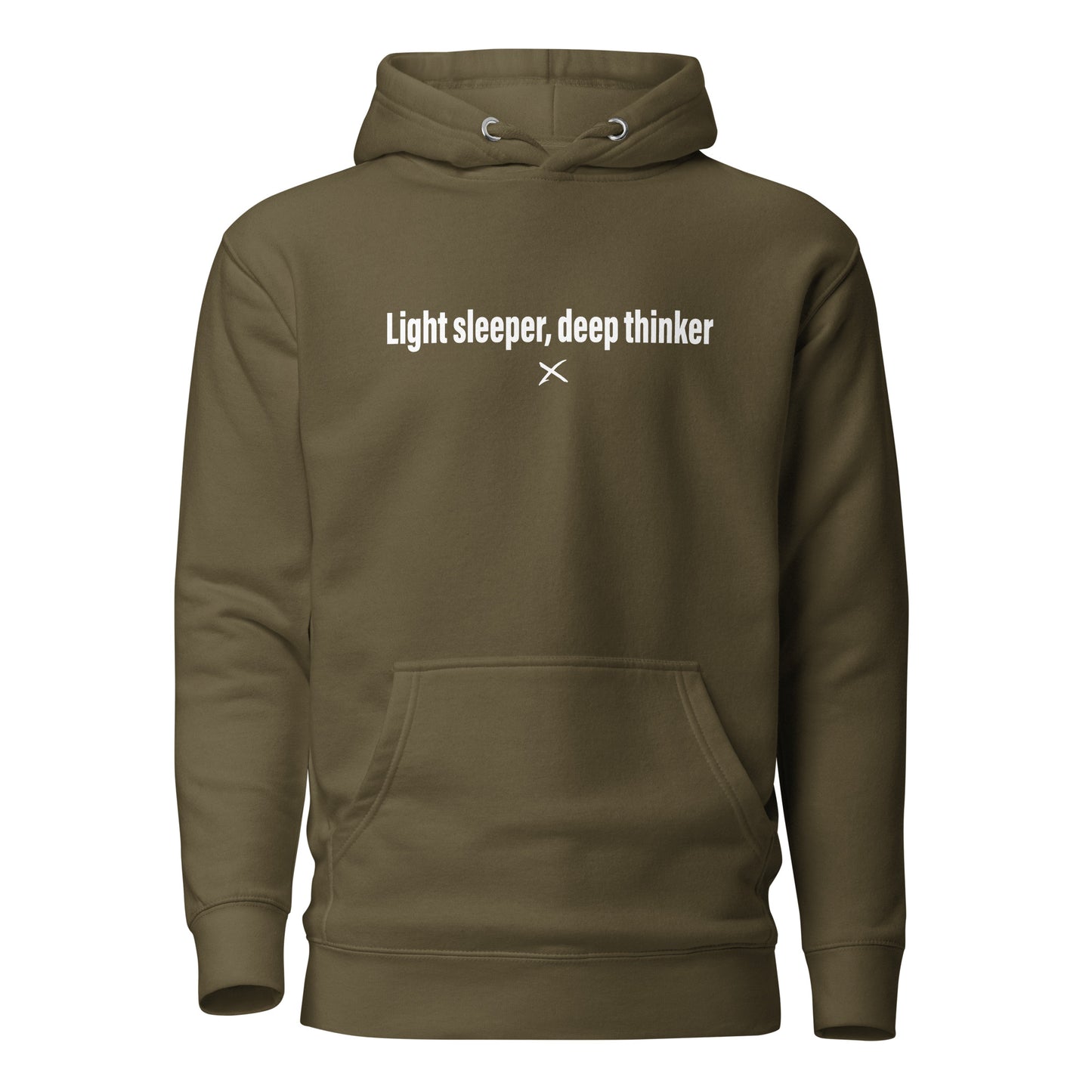 Light sleeper, deep thinker - Hoodie