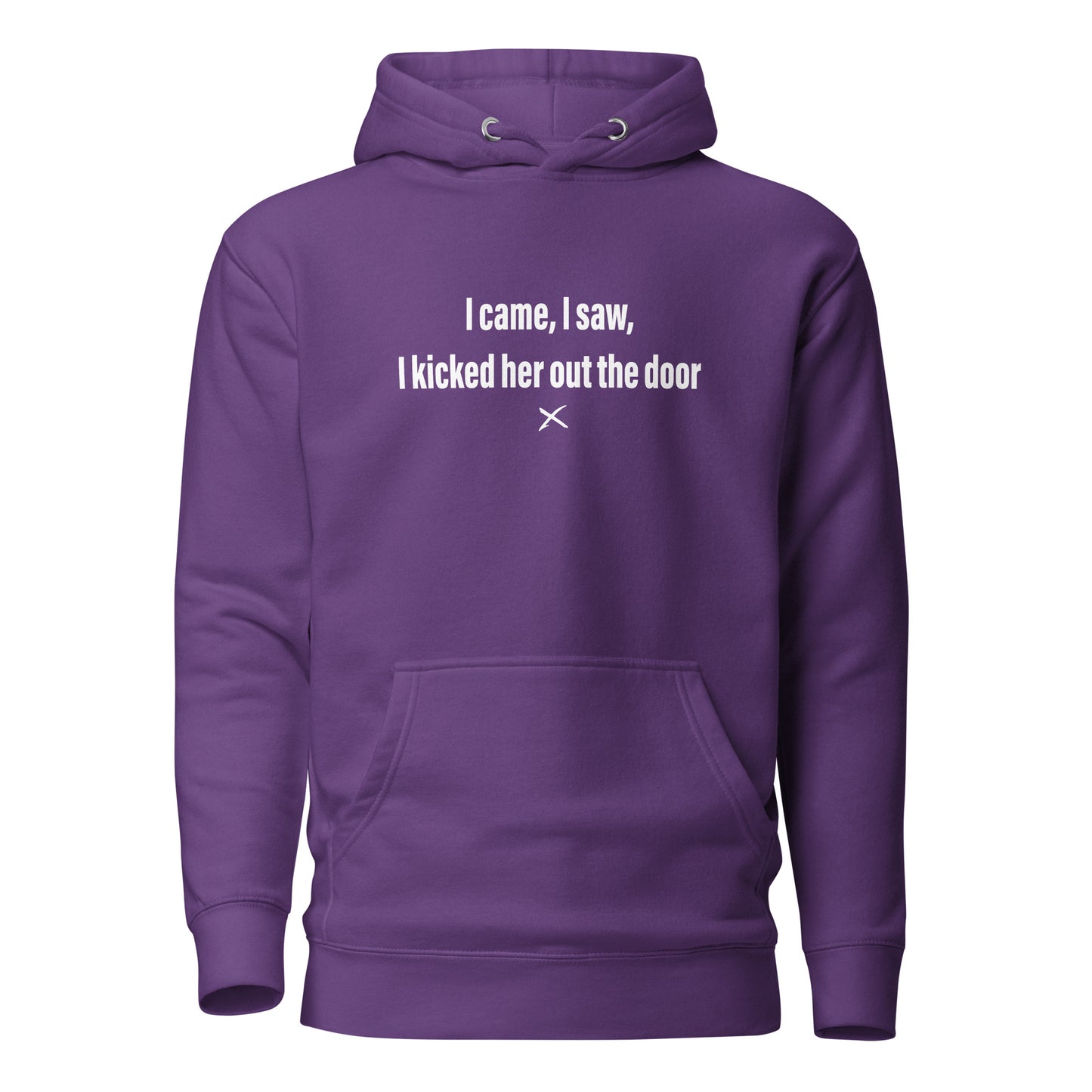 I came, I saw, I kicked her out the door - Hoodie