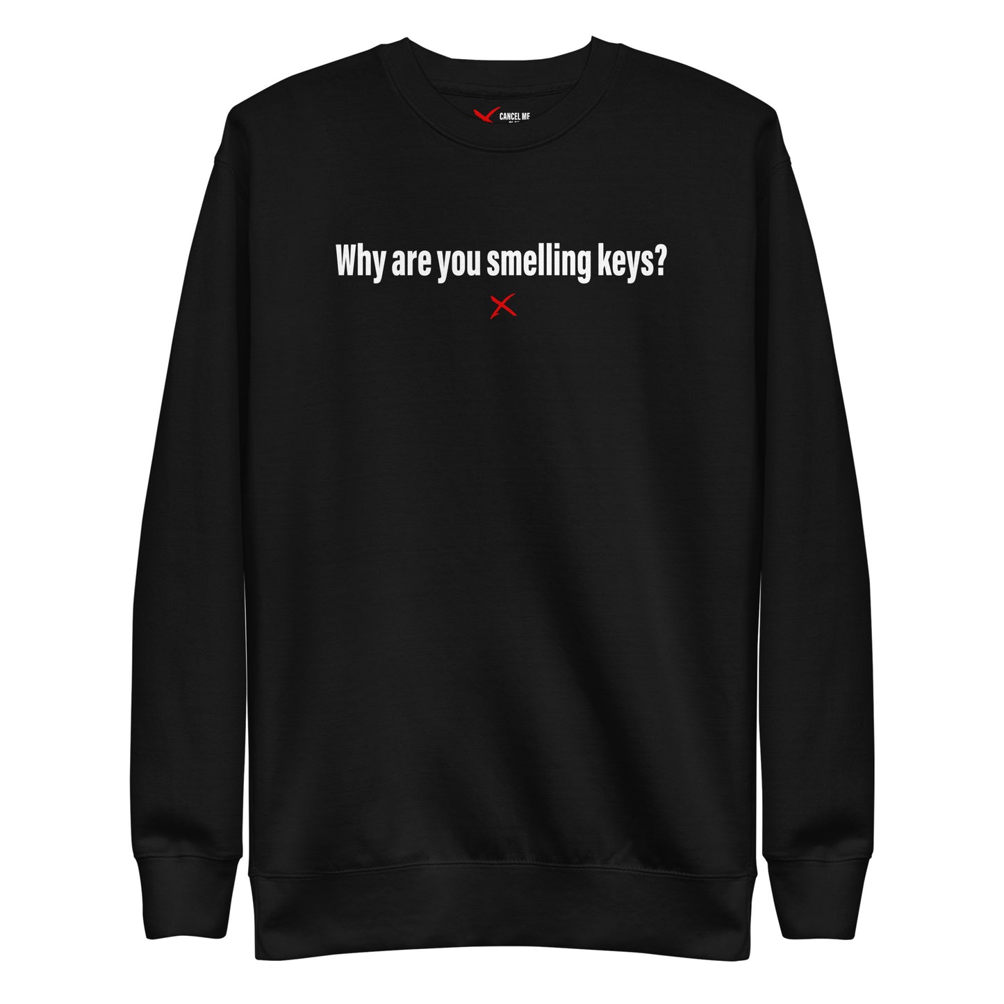 Why are you smelling keys? - Sweatshirt