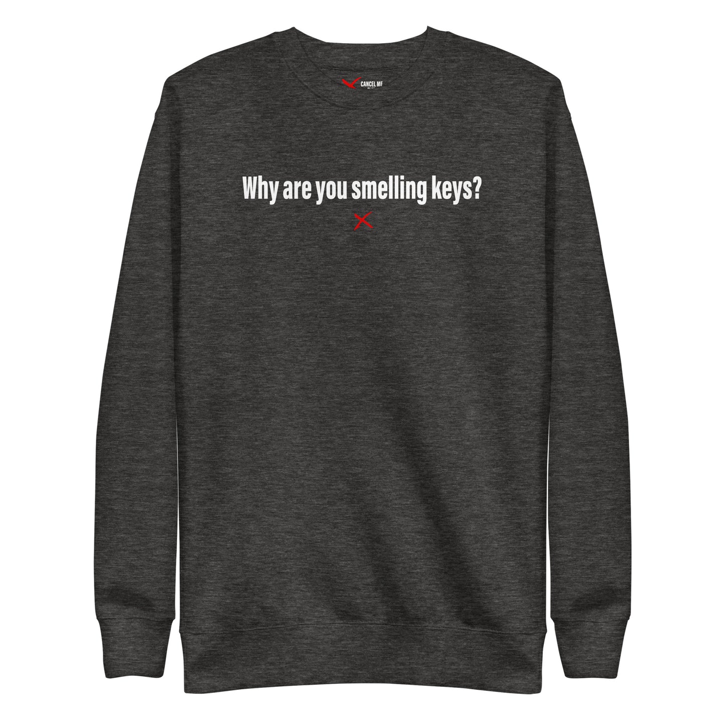 Why are you smelling keys? - Sweatshirt