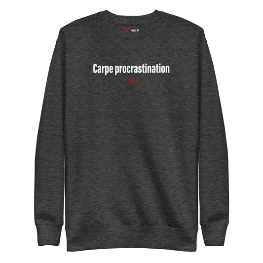 Carpe procrastination - Sweatshirt