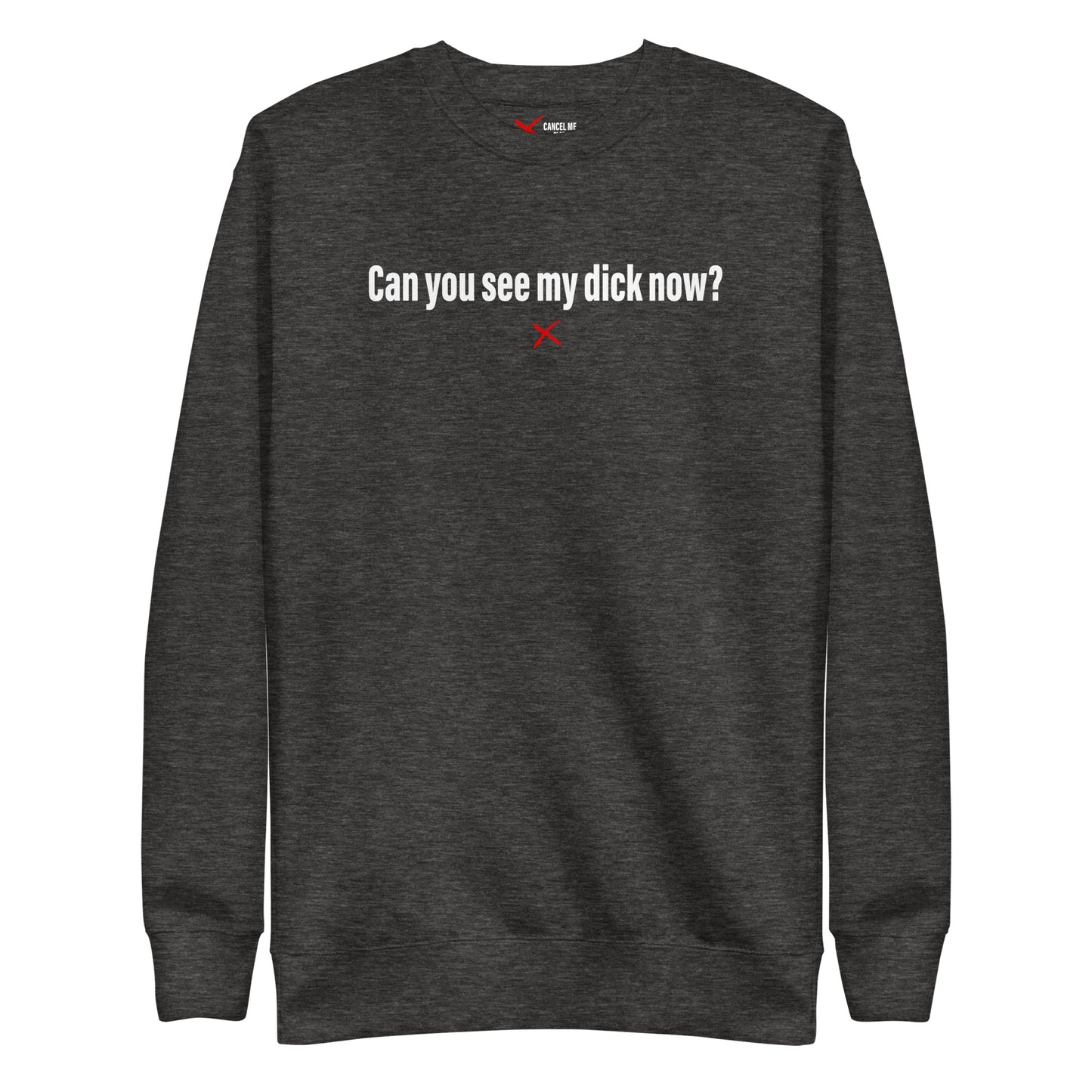 Can you see my dick now? - Sweatshirt