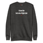 I know the 2nd rule of fight club - Sweatshirt