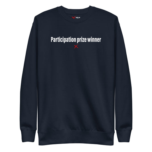 Participation prize winner - Sweatshirt