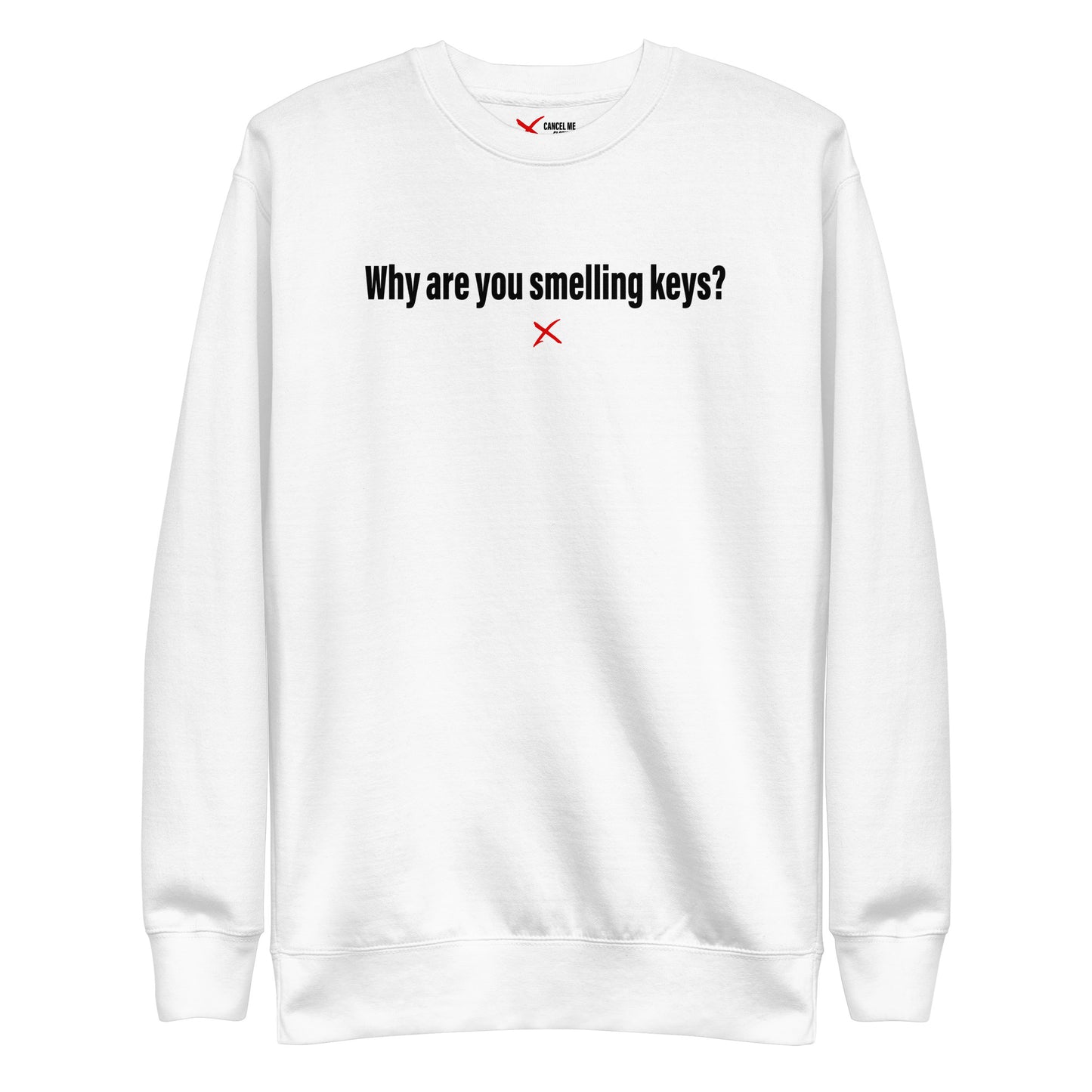 Why are you smelling keys? - Sweatshirt