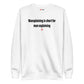 Mansplaining is short for man explaining - Sweatshirt